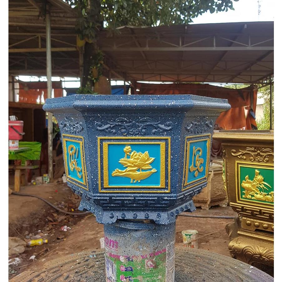 Khuôn đúc chậu lục giác 38