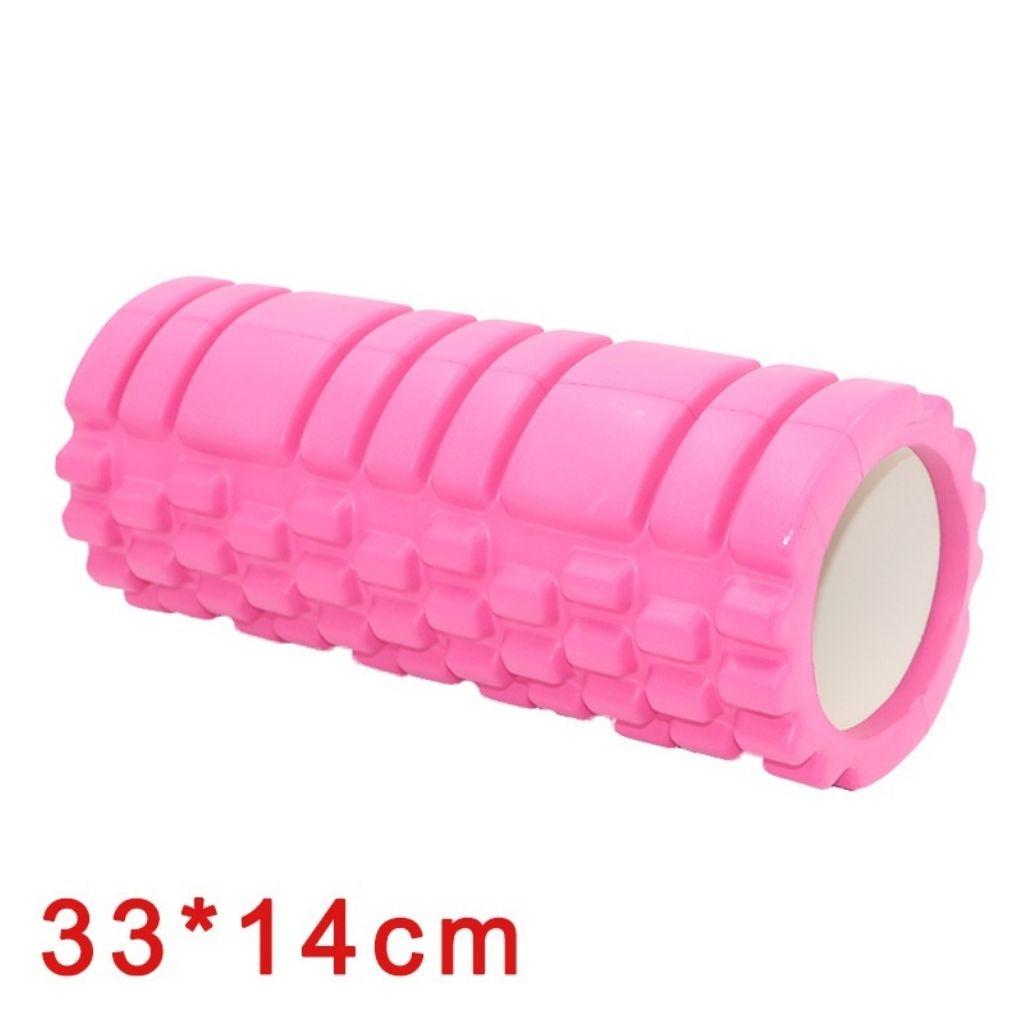 Con lăn Yoga Massage Foarm Roller, ống trụ lăn xốp thể thao giãn cơ có gai roam rollet cao cấp