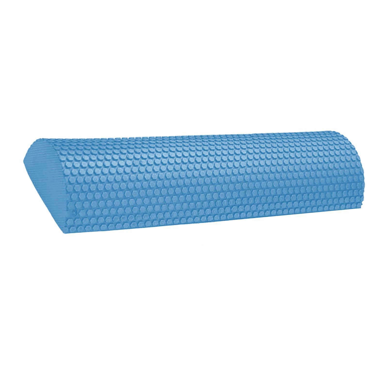EVA Half Foam Roller High Density for Pliability Back Blue 30cmx7.5cm