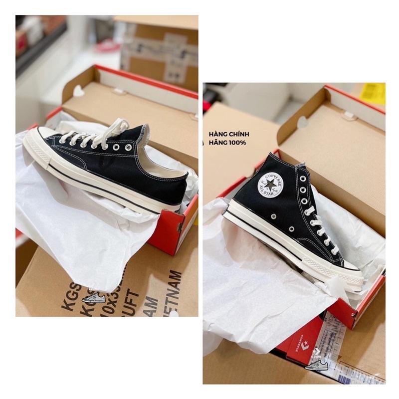 Chuck 70 Black Low | Giày Converse Đen 1970s Cổ Thấp 162058C