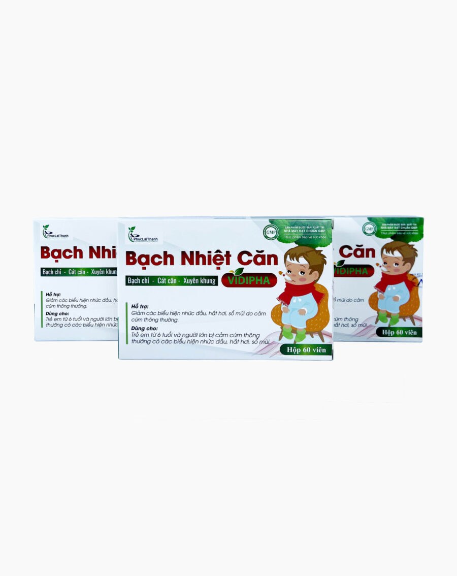 Thực phẩm bảo vệ sức khỏe Bạch Nhiệt Căn VIDIPHA