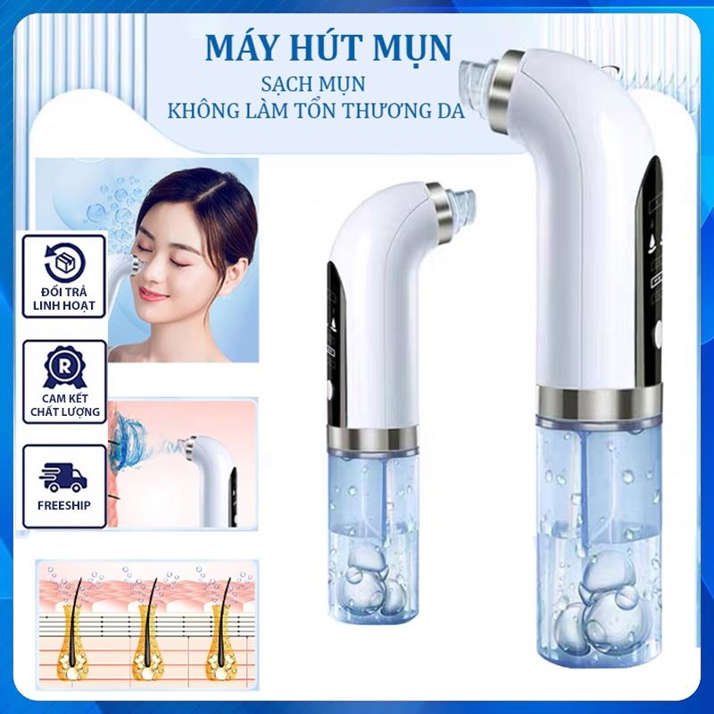 Máy hút mụn cầm tay bằng hơi nước Boorui: Dưỡng ẩm và làm đẹp da bằng Oxy, tẩy cặn se khít lỗ chân lông- Model Tiêng Anh