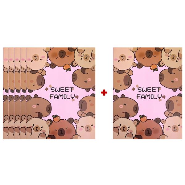 [MUA 5 TẶNG 1] Tập Học Sinh Capybara - 5 Ô Ly - 96 Trang 120gsm - The Sun 04
