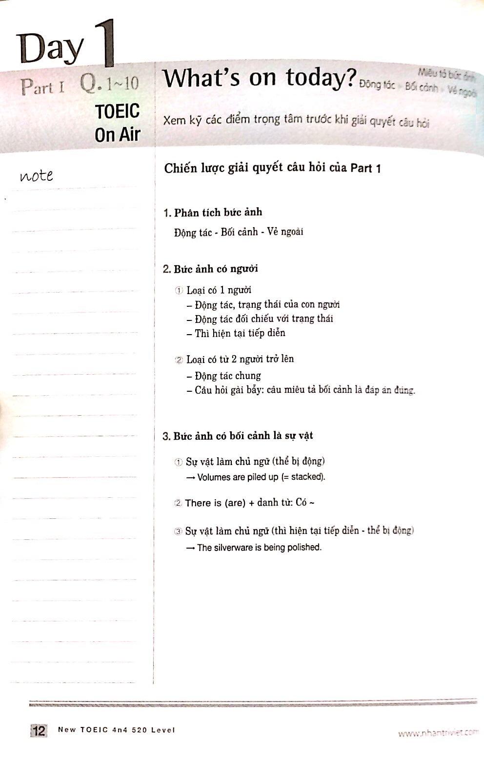 New TOEIC 4n4 520 Level (Kèm CD)