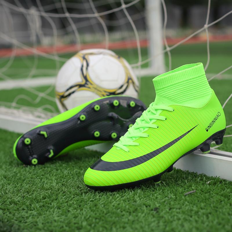 LSYAAAAA 2023 Giày bóng đá nam Giày bóng đá chống trượt ngoài trời Giày bóng đá trẻ em TF/GF Đào tạo Futsal Giày bóng đá siêu chống trượt cỏ Giày thể thao bóng đá
