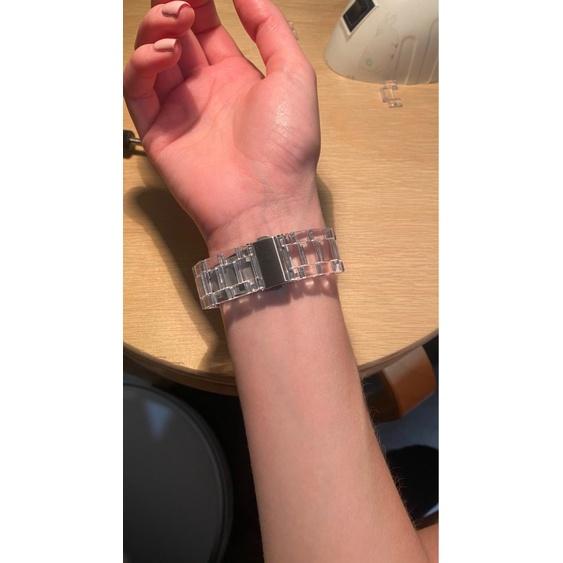 Dây Đeo Trong Suốt Cho Đồng Hồ Thông Minh Samsung Galaxy Watch Active 2 Galaxy Watch 3 41mm 45mm Galaxy Watch 42mm 46mm Galaxy Watch 4 40mm 44mm Galaxy Watch 4 Classic 42mm 46mm