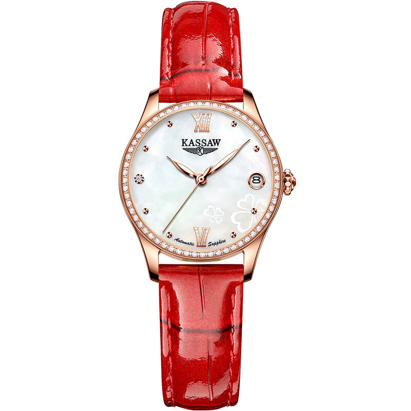 Đồng hồ nữ chính hãng KASSAW K996-2 Chống Nước ,chống xước ,kính sapphire, bảo hành 24 tháng Thời Trang Cho Nữ thiết kế đơn giản trẻ trung và sang trọng