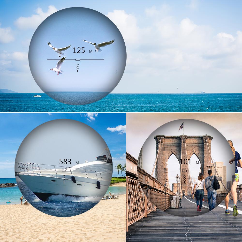 500M/600M/900M Golf Rangefinder Distance Meter Speed Tester Range Finder Digital Hunting Measurement Monocular Telescope