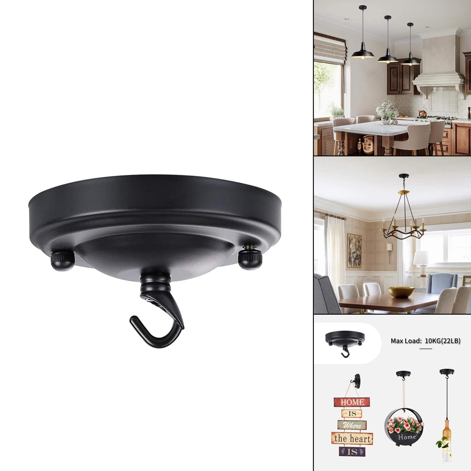 Ceiling Light Canopy Metal Ceiling Hook Plate Holder Easily Install