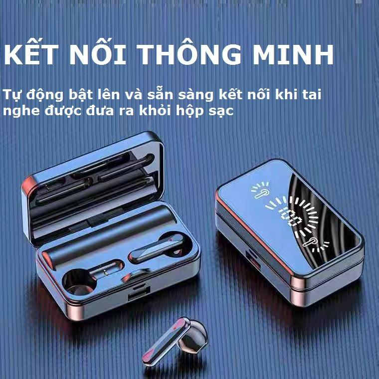 Tai nghe bluetooth nhét tai không dây A30S âm thanh HIFI sống động nút cảm ứng vân tay