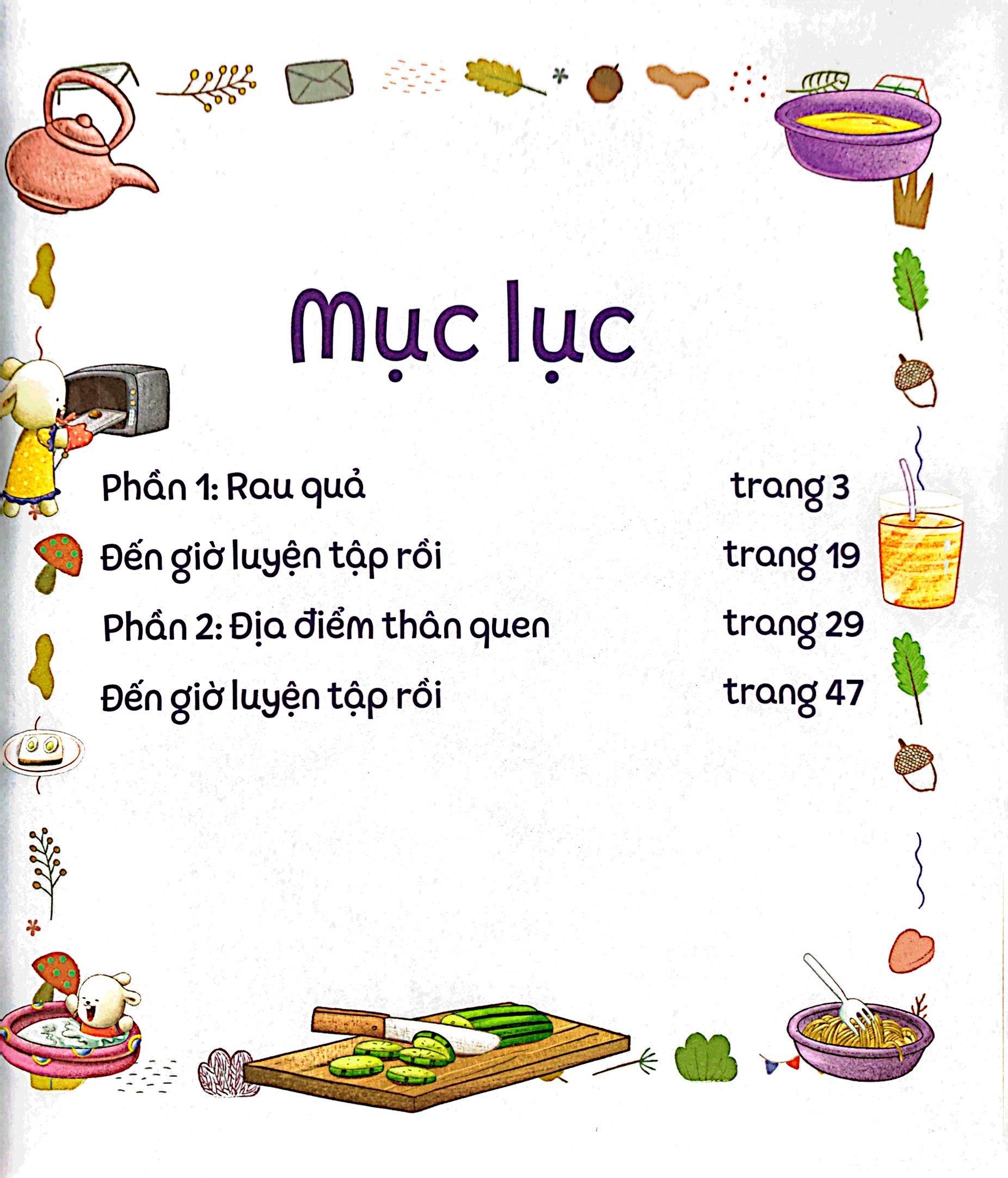 Brady Siêu Đỉnh - 365 Ngày Phát Triển Trí Tuệ - Level 3 - Rau Quả Và Địa Điểm Thân Quen