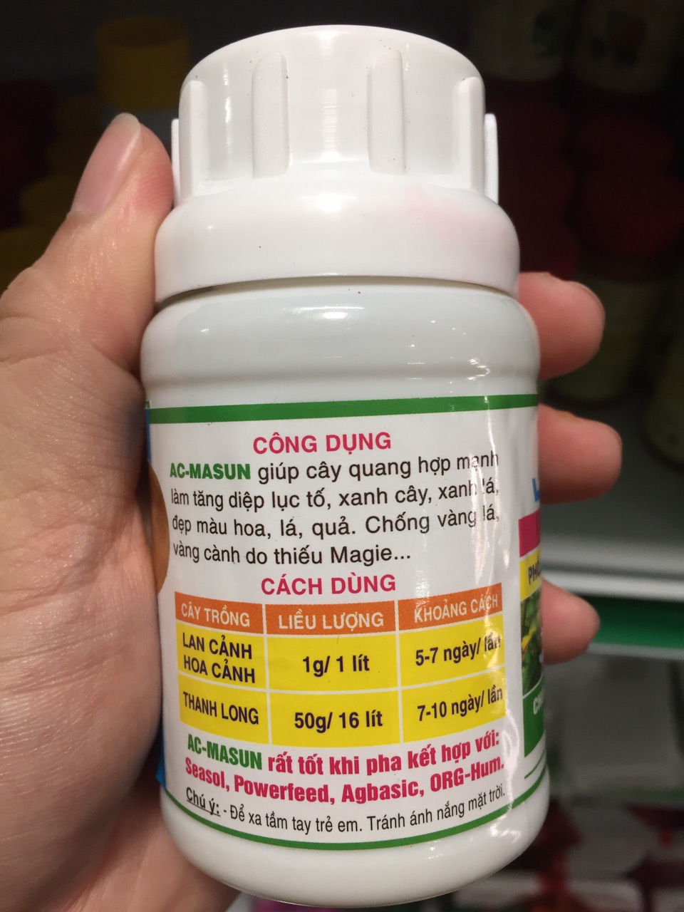 AC Masun tăng diệp lục tố - 100g