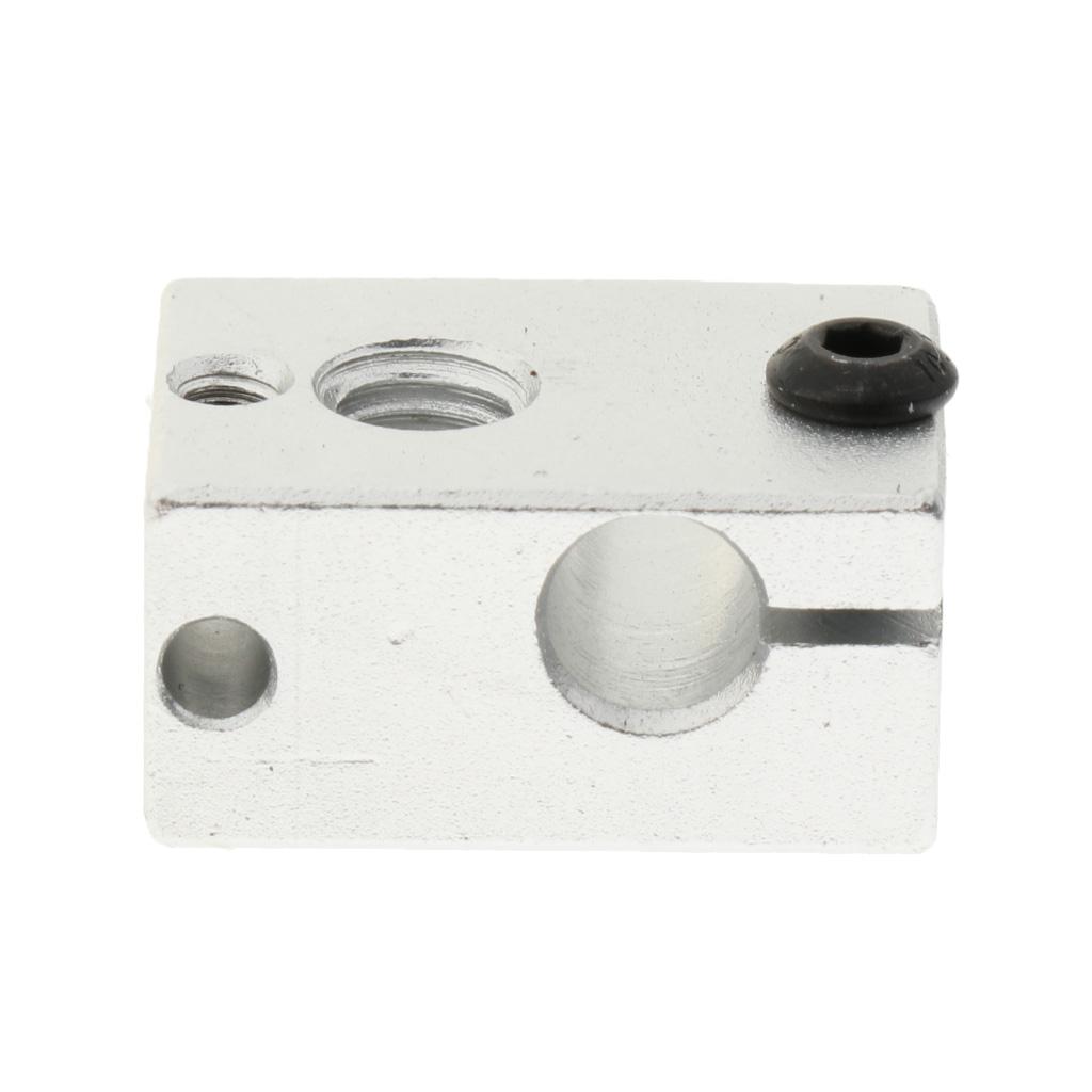 Aluminum V6 Printer Part Heater Block for Mk7 Mk8 Extruder