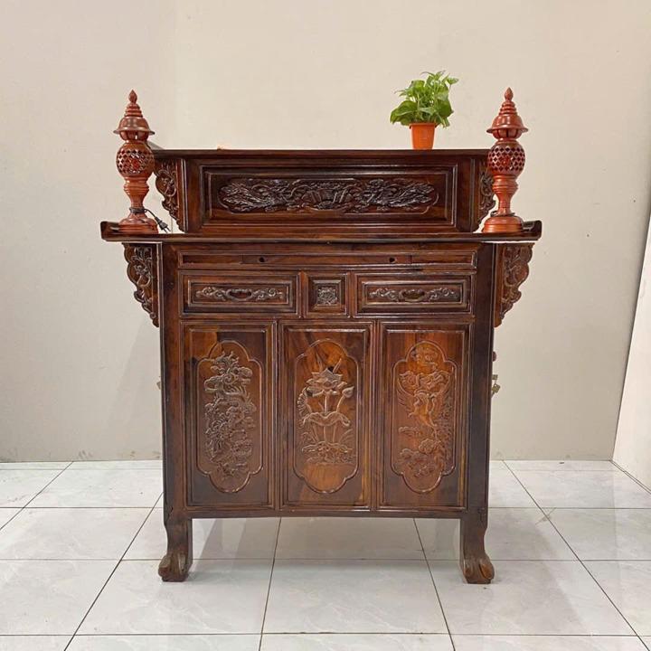 Tủ Thờ 2 Tầng Muồng, TỦ THỜ GIA TIÊN , BÀN CÚNG GỖ CÓ TỦ