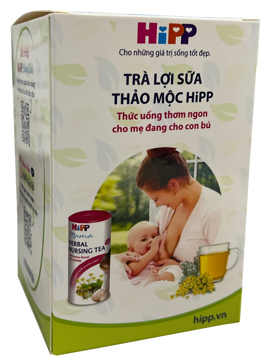 Trà cốm lợi sữa HiPP dành cho phụ nữ cho con bú (8g/gói) - Nhập khẩu Thụy Sỹ