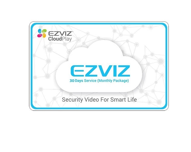 Thẻ lưu trữ đám mây Cho camera EZVIZ 7-days Cloud Card (Monthly), dung lượng lưu trữ 7 ngày, Hạn sử dụng 30 ngày - hàng chính hãng