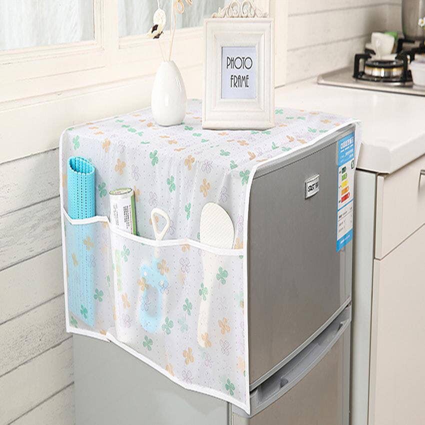 Bộ 3 tấm lót nilon phủ tủ lạnh chống bám bụi bẩn