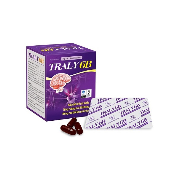 TRALY 6B hộp 10 vĩ x 10 viên