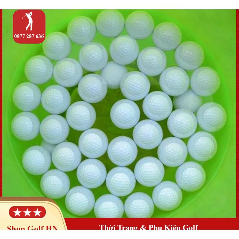 Bóng golf nổi 2 lớp cao su ngoài trời tập chơi túi 10 quả shop GOLF PRO BL007