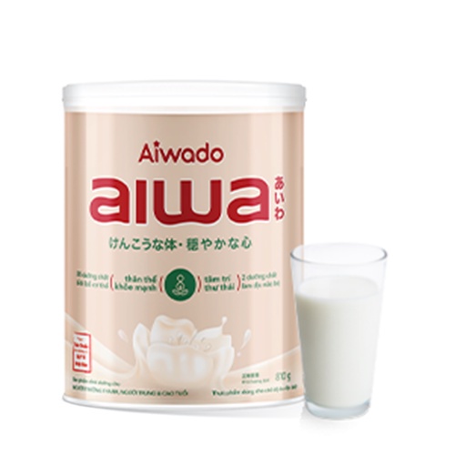 Sữa bột Aiwado Aiwa - Thân Khoẻ Tâm An lon 810g