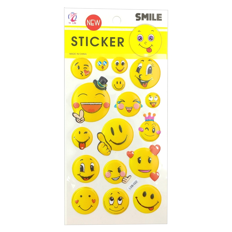 Sticker Mặt Cười Nhiều Hình (Mẫu Sản Phẩm Bên Trong Là Ngẫu Nhiên)