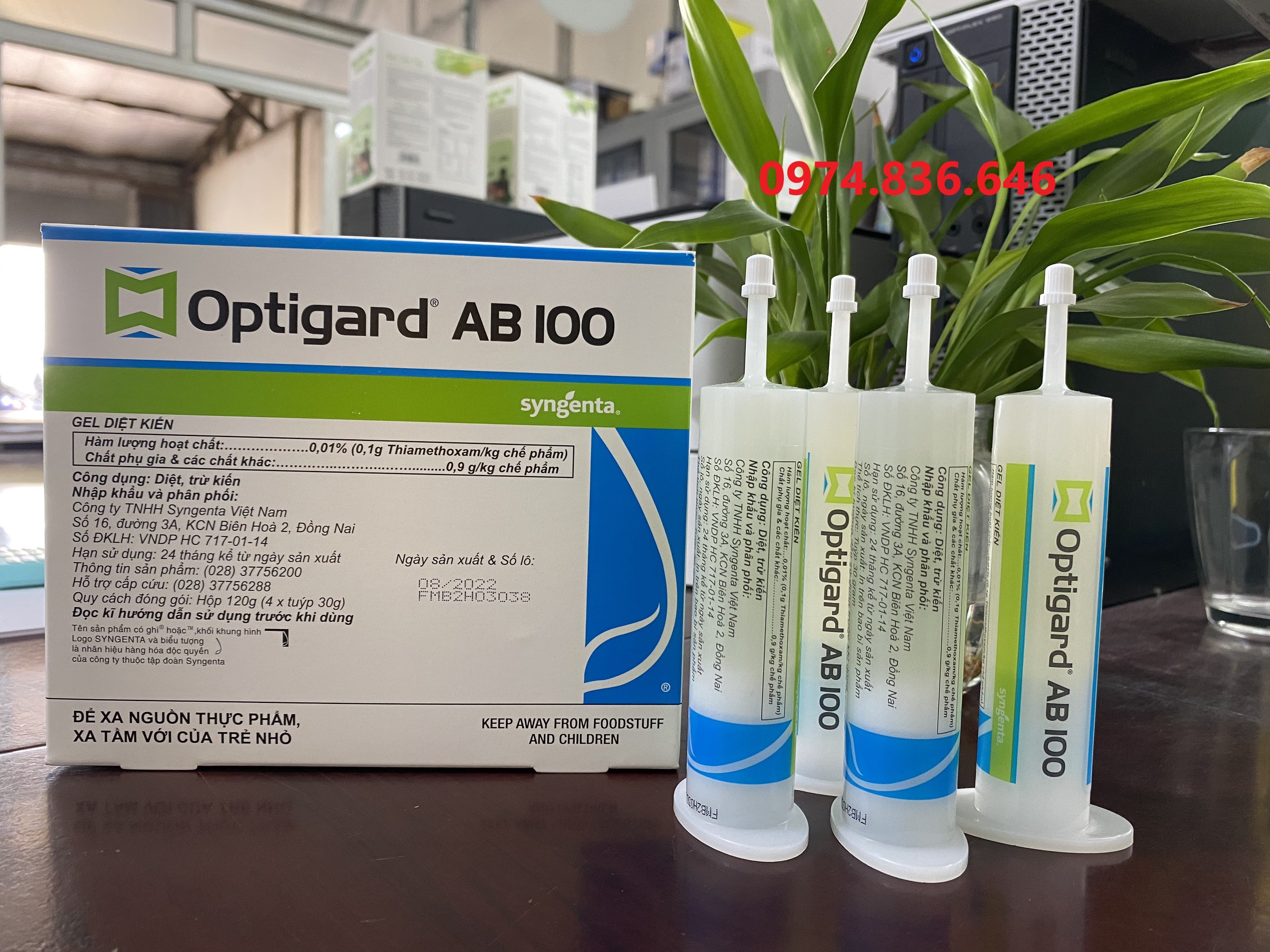 Gel Diệt Kiến Optigard AB 100