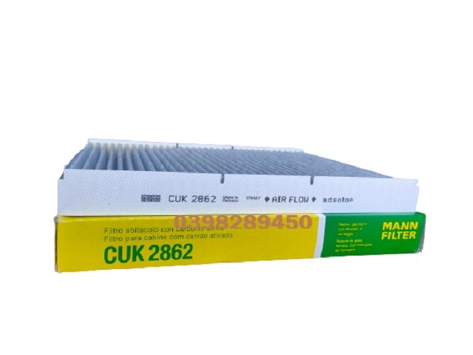 LỌC GIÓ ĐIỀU HÒA MANN FILTER CHO VM GROUP CUK2862 (MÃ: 1J0 819 644; 1J0 819 644 A; JZW 819 653)