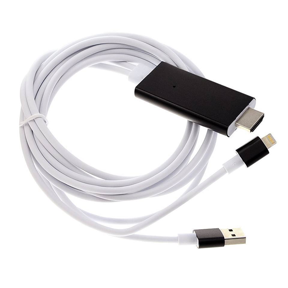 ROGTZ Cáp Chuyển Đổi Tín Hiệu Từ Lighting Sang HDMI TiVi Dành Cho Iphone - Hàng Nhập Khẩu