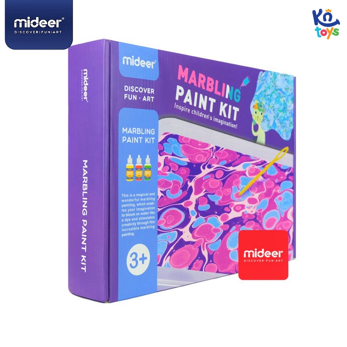 Đồ Chơi Bộ Kit Vẽ Tranh Thủy Ấn – Mideer Marbling Paint Kit