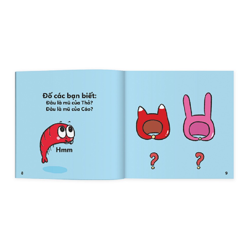 Sách Ehon Nhật Bản- Bộ sách Phép So Sánh Diệu Kỳ dành cho bé từ 2-6 tuổi-Bộ ehon giúp bé làm quen với các phép so sánh cơ bản. Bee Books