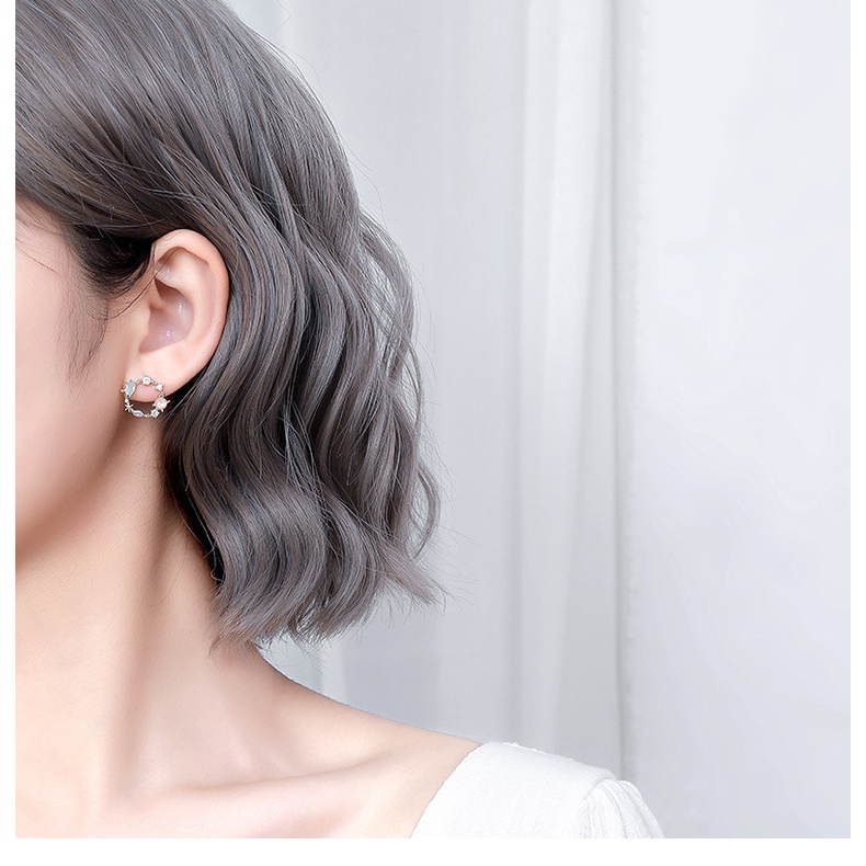 Khuyên tai tròn kiểu hàn quốc