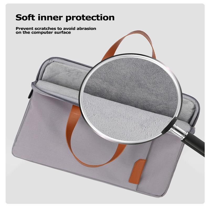 Thời Trang Nữ Túi Xách Tay Túi Laptop Tập Tin Túi Cho MacBook Air Pro 13 14 15 15.6 Inch Huawei Pro Xiaomi Tay máy Tính Xách Tay Ốp Lưng