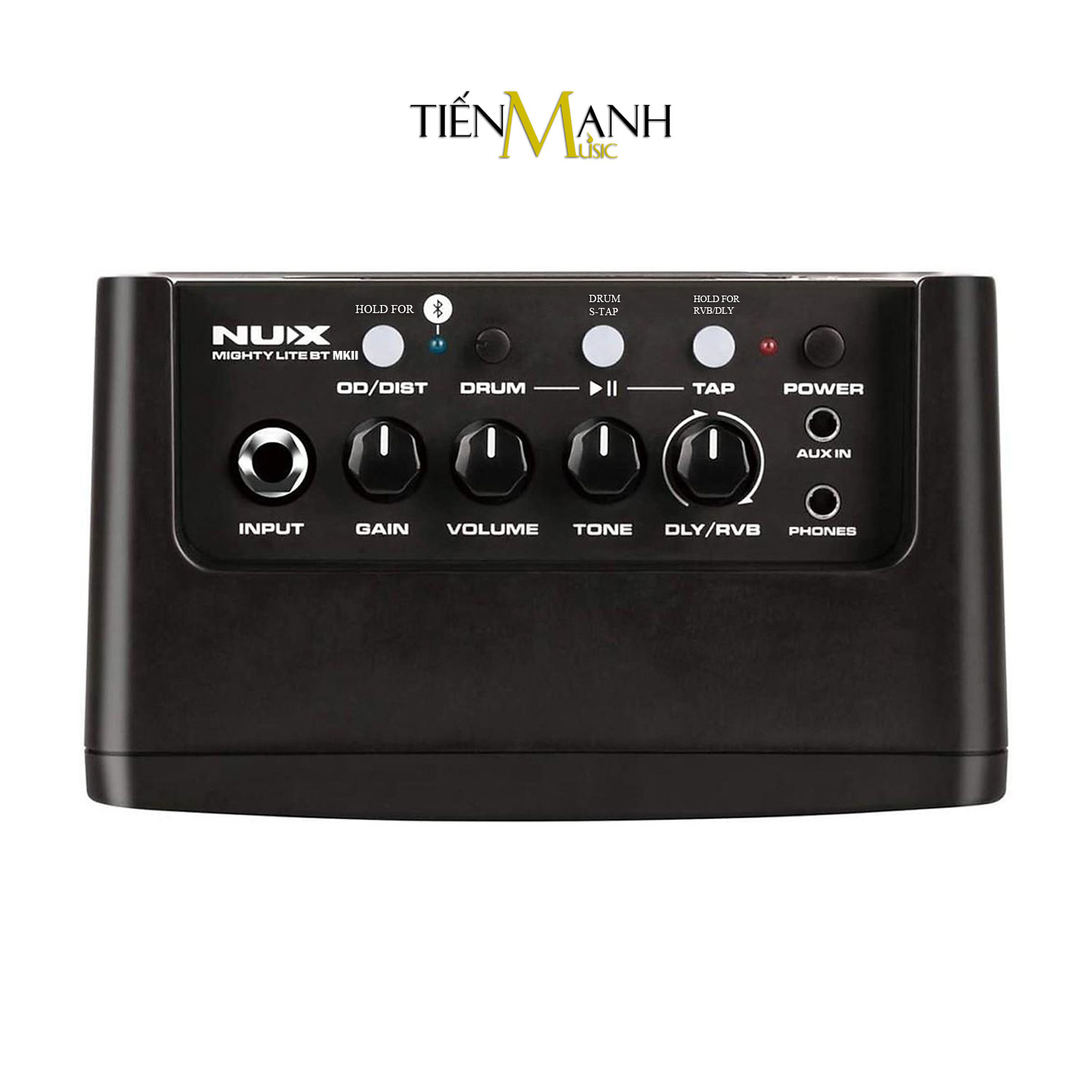 Amply Đàn Guitar Điện Nux Mighty Lite BT MKII Loa Ampli Di động Mini Amplifier MK2 Hàng Chính Hãng - Kèm Móng Gẩy DreamMaker