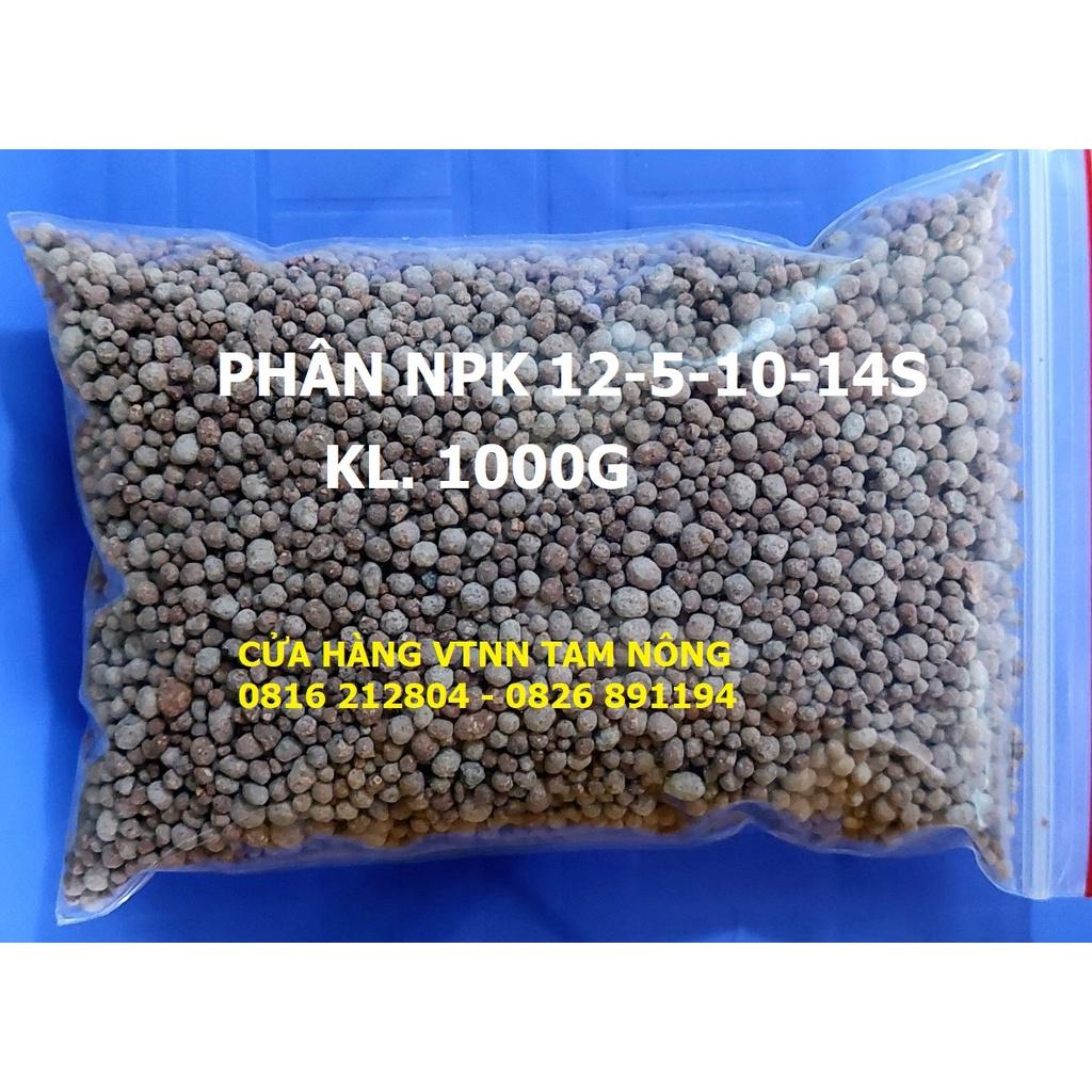 PHÂN BÓN NPK 12- 5- 10+ 14S LÂM THAO_KL. 1000 GRAM