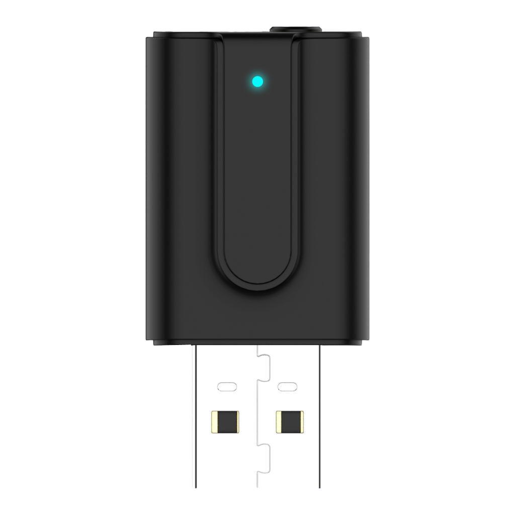 2 Trong 1 USB Bluetooth 5.0 Mini Không Dây Dongle Adapter 3.5 Mm Cho Windows10 8