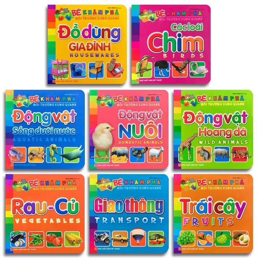 Combo Bé Khám Phá Môi Trường Xung Quanh - Trọn Bộ 8 Cuốn  - Bản Quyền