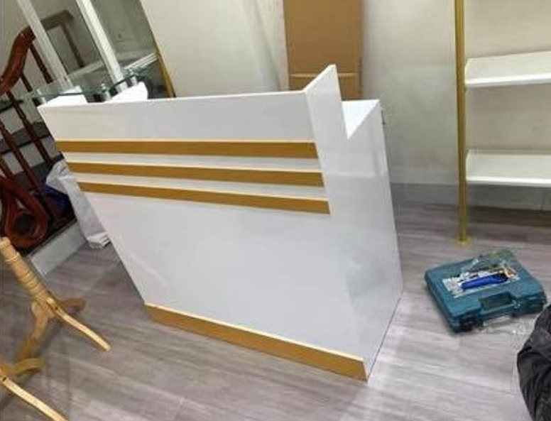 Quầy thu ngân Juno Sofa gỗ công nghiệp MDF bền chắc