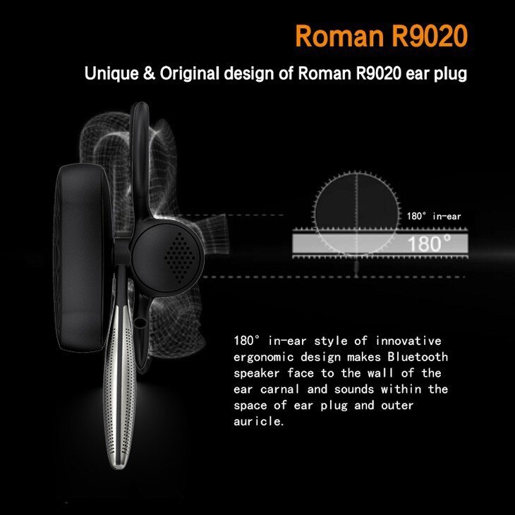 Tai nghe Bluetooth Roman R9020 - Hàng Chính Hãng