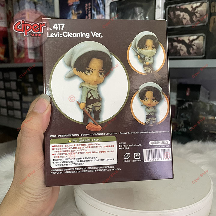 Mô hình Nendoroid 417 - Levi Cleaning Ver - Figure Action Nendoroid 417