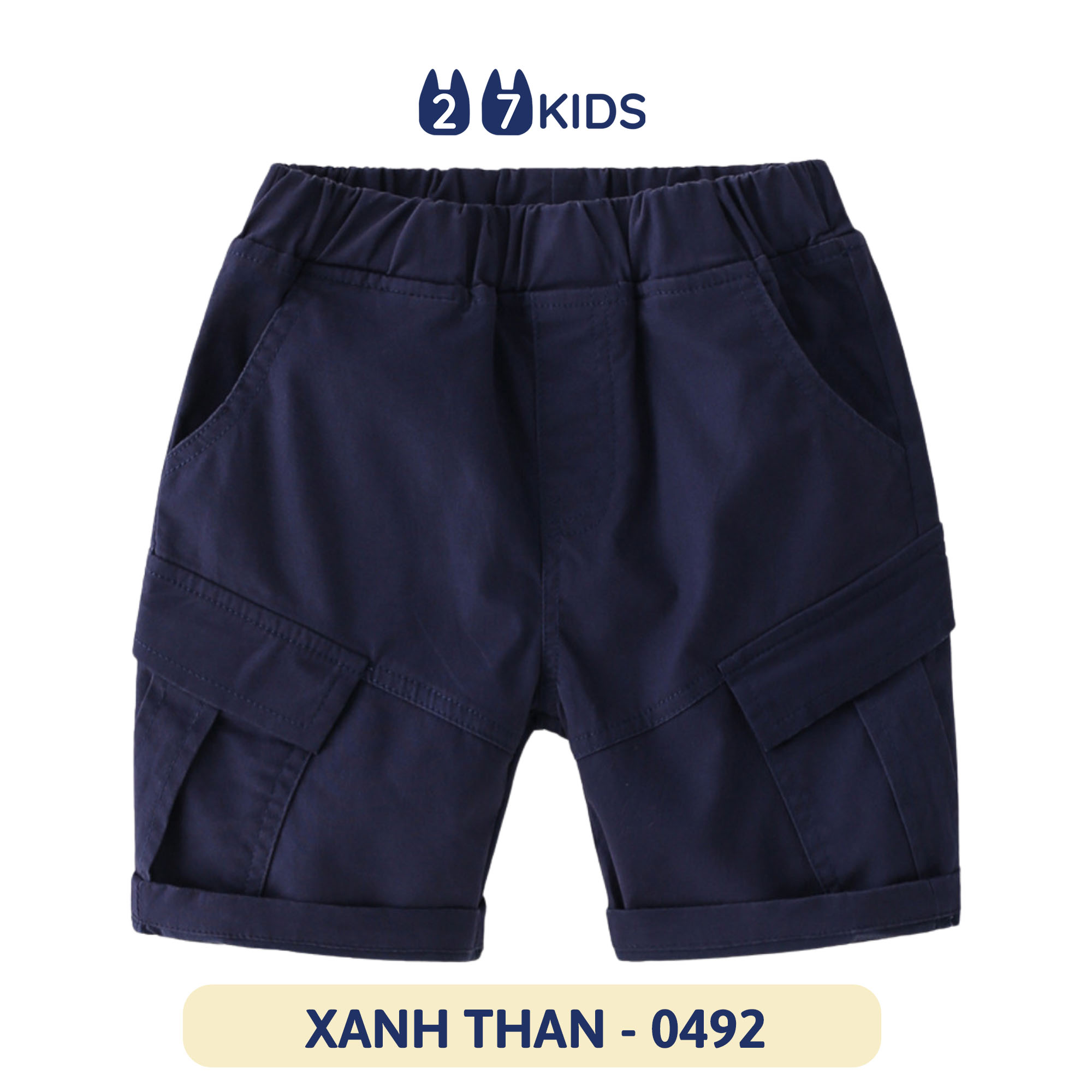 Quần short Kaki bé trai 27Kids WELLKIDS Quần đùi nam cho trẻ từ 2-10 tuổi BSKK1