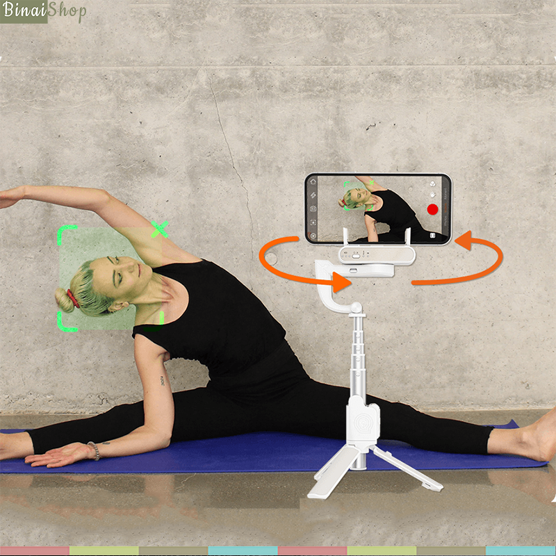 Hohem Isteady Q - Gimbal Chống Rung Kiêm Gậy Selfie Xoay 360°, Điều Khiển Từ Xa, Theo Dõi Khuôn Mặt- Hàng chính hãng