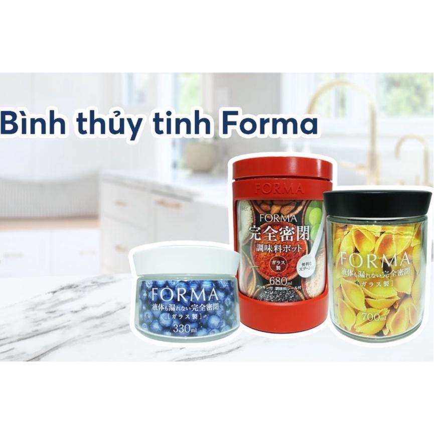 Hộp thuỷ tinh trữ thức ăn Forma - Chính hãng inochi - Tiêu chuẩn nhật bản