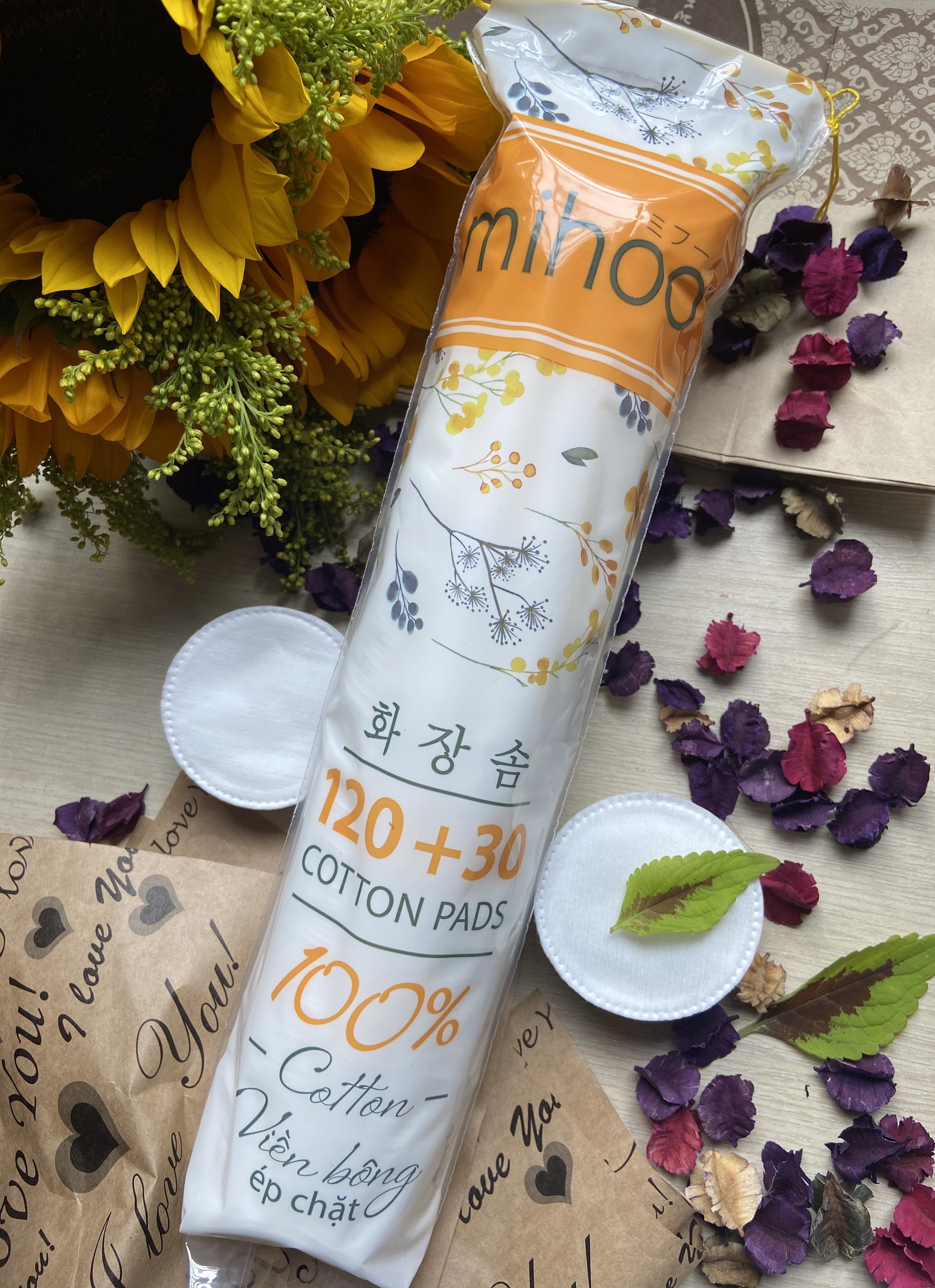 Combo 2 Gói Serum Dưỡng Ẩm Thần Kì tặng kèm Bông Tẩy Trang Mihoo 150 miếng - Serum Mcrow Collagen Vit C