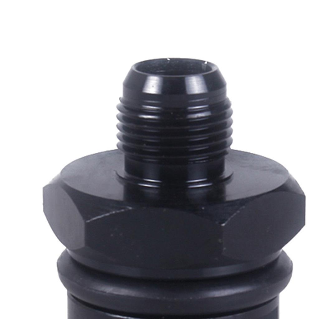 2xBillet Black Valve Cover Oil Cap w/ -8 AN Fitting for LSX7 LS1/LS6/LS2/LS3