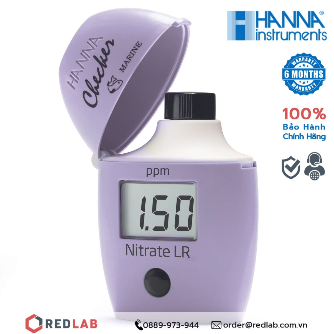 Máy đo Nitrat thang thấp cho nước mặn Hanna HI781