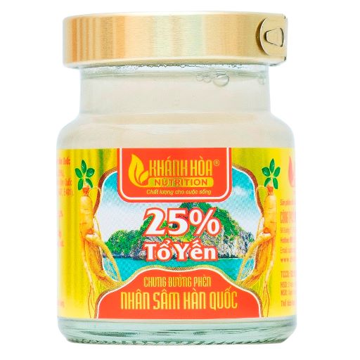 Tổ Yến Chưng Nhân Sâm Hàn Quốc Khánh Hòa Nutrition 25% Tổ Yến