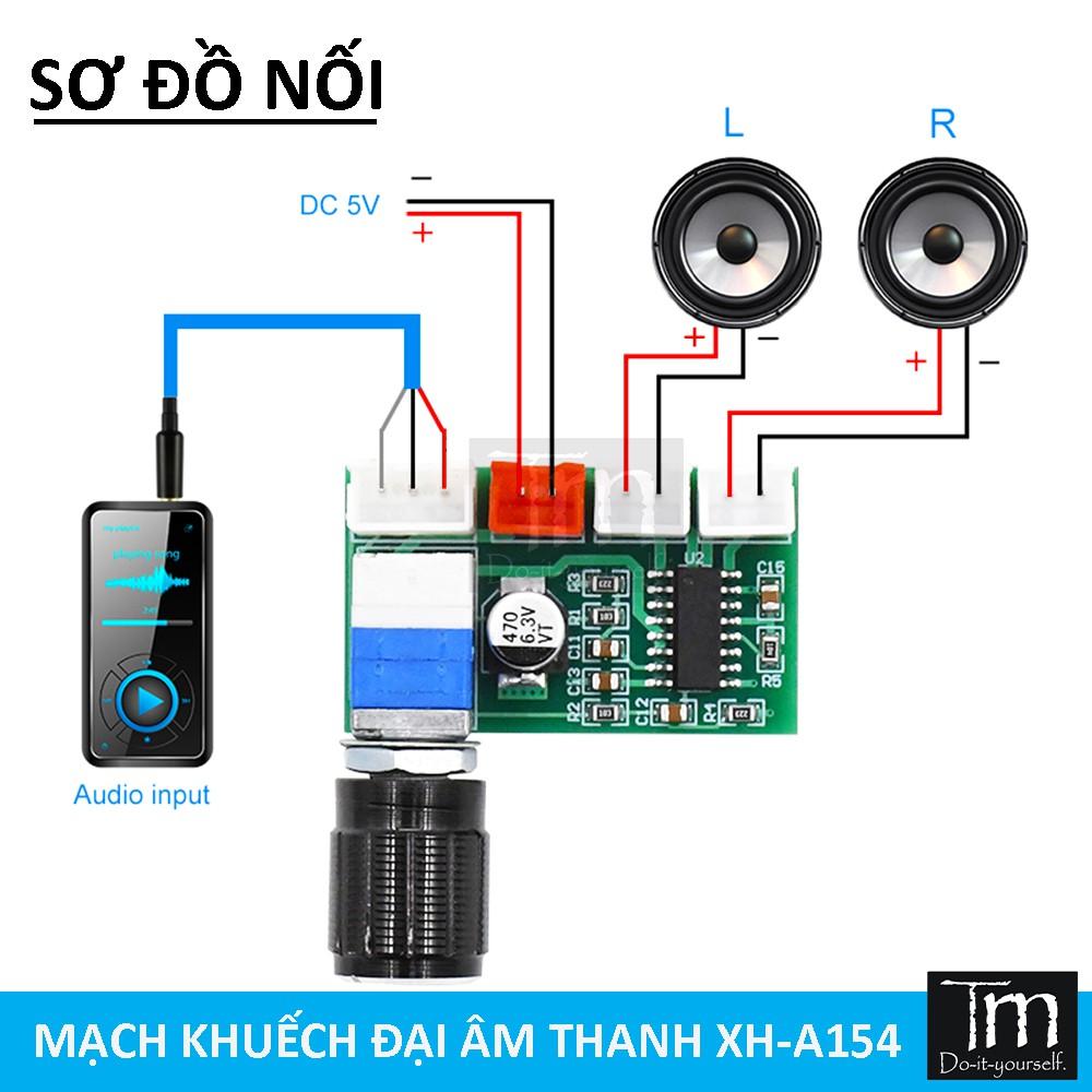 Mạch Khuếch Đại Âm Thanh PAM8403 2*3W (XH-A154)