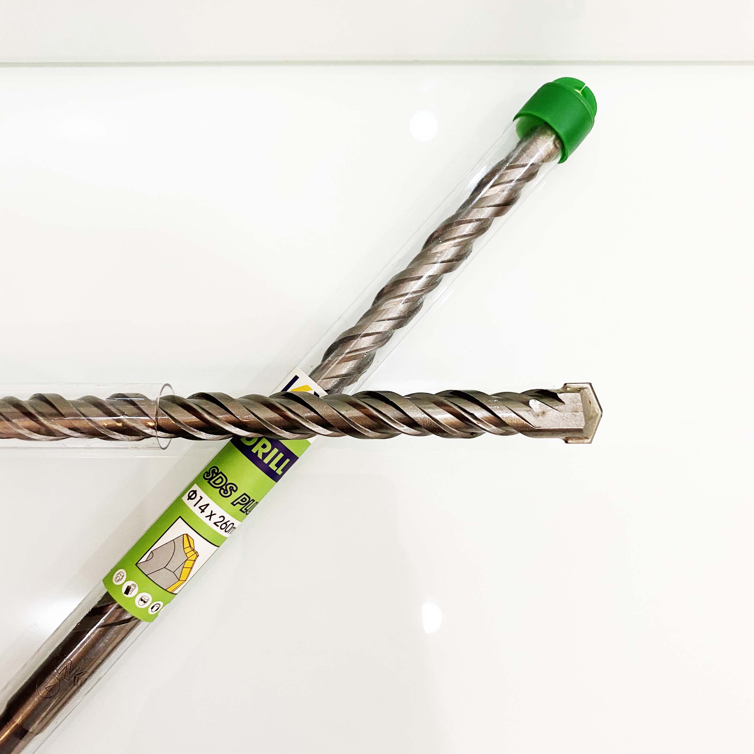 PHI Ø14 DÀI 260MM MŨI KHOAN BÊ TÔNG SDS XUYÊN TƯỜNG ĐẦU DẸT KYNKO MKBTXT-14260