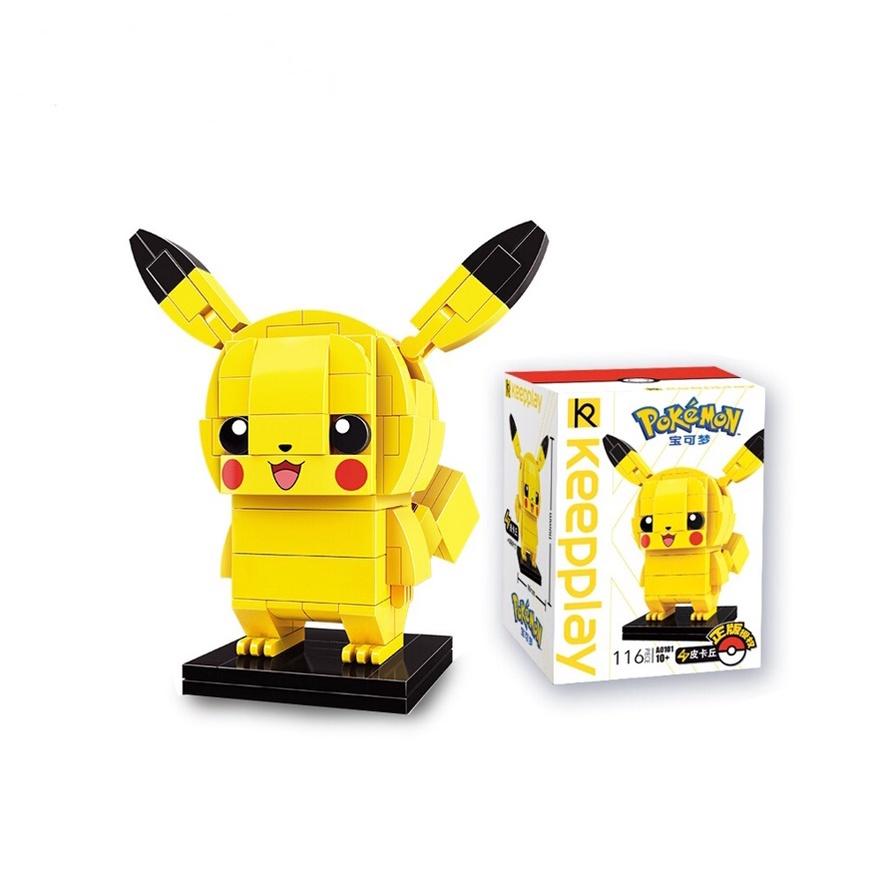 Đồ chơi lắp ráp Pokemon, Keeppley Pokemon, A0101 – Pokemon Pikachu