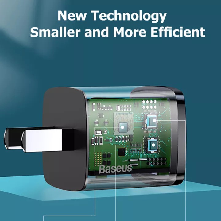 Hình ảnh Củ sạc nhanh 20W Baseus Smart Cube Fast Charger 1C- CCZC- Hàng chính hãng